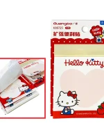Giấy Note Hello Kitty Viền Dán Trong Suốt - 75 x 75 mm - Guangbo KT86725 (25 Tờ/Xấp) - Mẫu 2