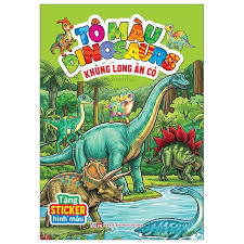 TÔ MÀU DINOSAURS KHỦNG LONG ĂN CỎ