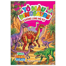 TÔ MÀU DINOSAURS KHỦNG LONG MỎ VỊT