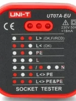 Thiết bị kiểm tra ổ cắm điện UNI-T UT07B-EU (230V, < 18mA)